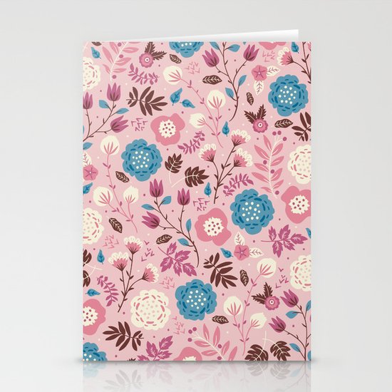 Pretty Pink Stationery Cards