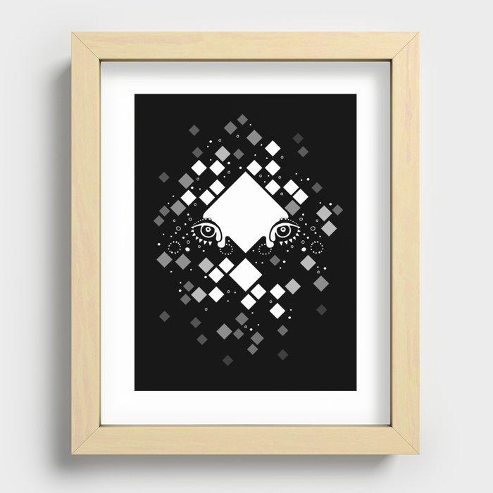 Diamond Recessed Framed Print