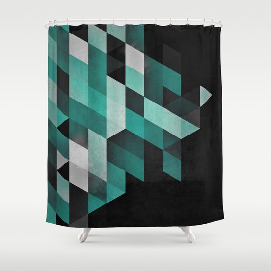 dryma mynt Shower Curtain
