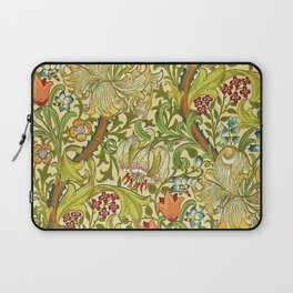 William Morris Calla Lilies, Tulips, Daffodils, & Red Poppies Textile Print Laptop Sleeve