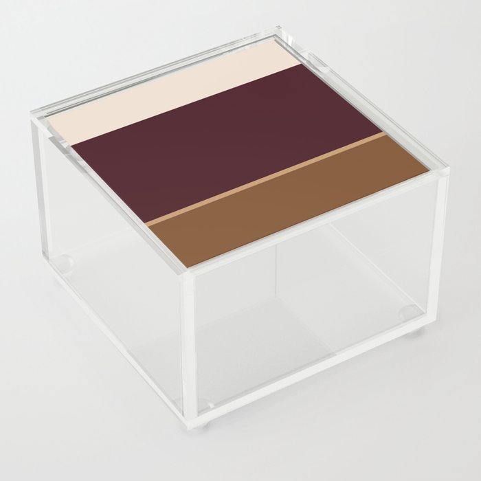 Contemporary Color Block XXV Acrylic Box