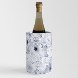 pewter grey floral bouquet aesthetic array Wine Chiller