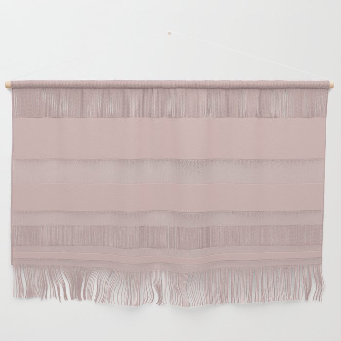 Pastel Blush Pink Solid Color Pairs PPG Strawflower PPG1052-3 - All One Single Shade Hue Colour Wall Hanging