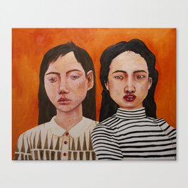 Tangerine Girls Canvas Print