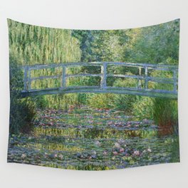 Claude Monet The Japanese Footbridge and the Waterlily Pool at Giverny 1899 Wall Tapestry