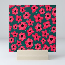 Poppies’ field Mini Art Print