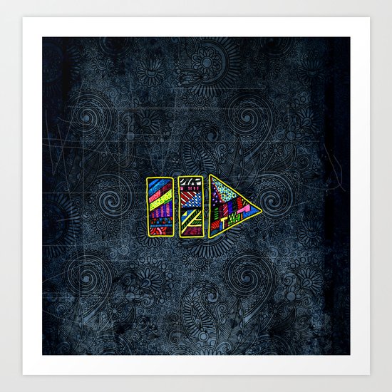 PlayPause Art Print