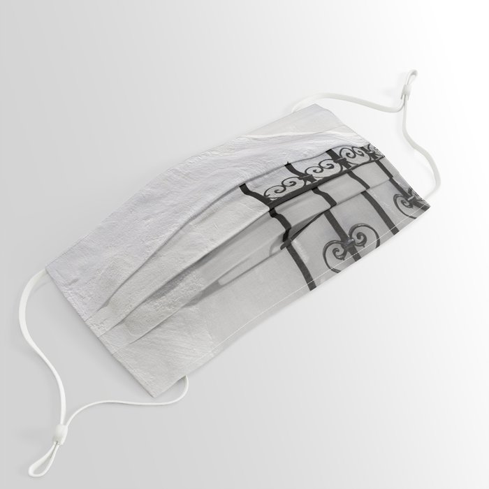 Minimalist Greek Architecture Photography of Black Door and White Walls