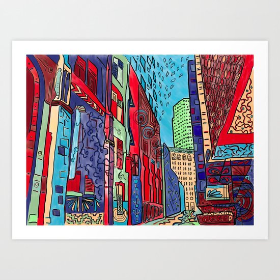 Back Alleys Aren't So Bad Art Print