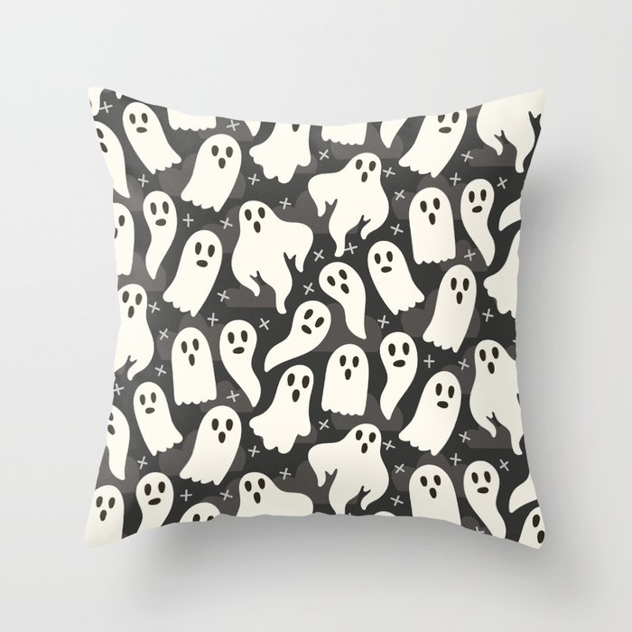 Ghosts Throw Pillow