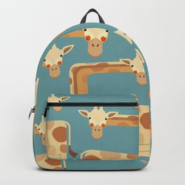 Giraffe, Animal Portrait Backpack