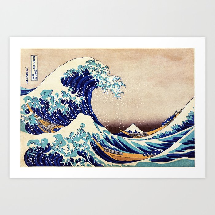 The Great Wave Off Kanagawa Kunstdrucke