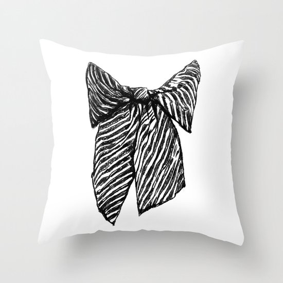 Bow Throw Pillow