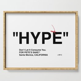 "HYPE" Serving Tray