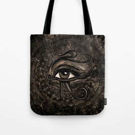 Egyptian Eye of Horus - Wadjet Digital Art Tote Bag