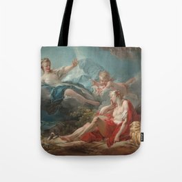 Diana and Endymion Oil Painting by Jean-Honoré Fragonard Tote Bag | Endymion, Diana, 1806, Oil, Mythicalpainting, 1756, Greekmyths, 1753, Oilpainting, French 