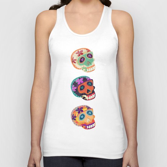 skull Unisex Tank Top