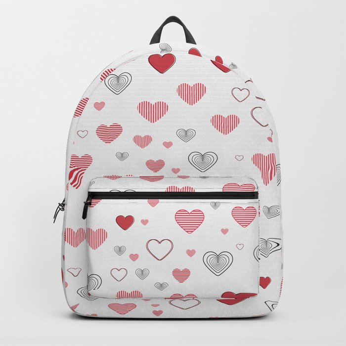 retro heart art  Backpack