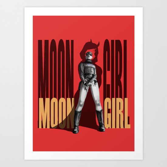 Moon Girl Epic Art Print