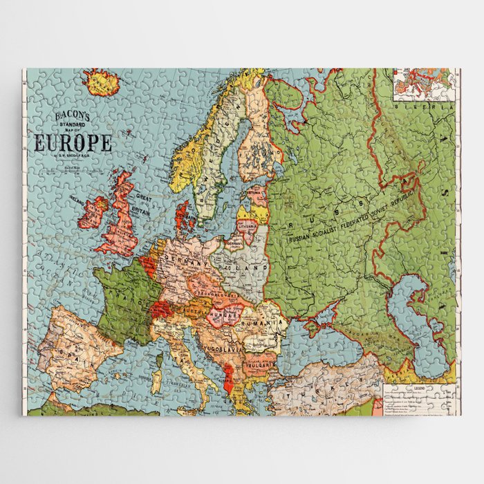 Old Europe map Jigsaw Puzzle