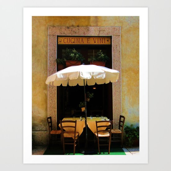 Cucina e Vini Art Print