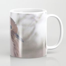 Watercolor Bird, Mourning Dove 01, Middletown, Maryland, Fluffy the Snow Bunny Coffee Mug