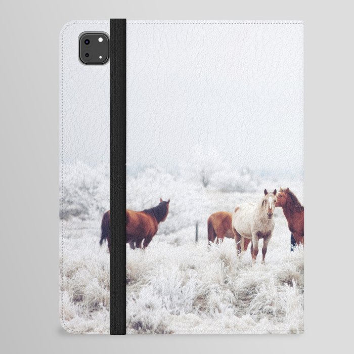 Winter Horseland iPad Folio Case