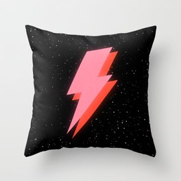 Thunderbolt: Glowing Astro Edition Throw Pillow