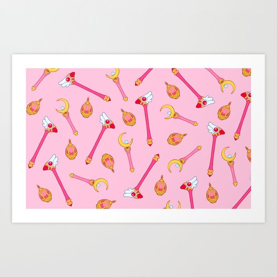 Magical Girl Weapons Art Print
