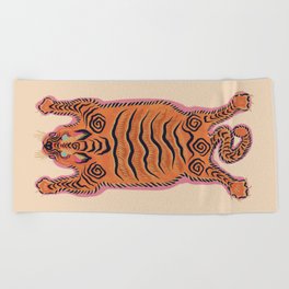 Wild Tiger Rug Beach Towel
