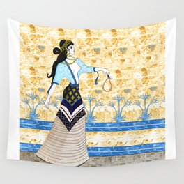 Minoan Beauty Wall Tapestry