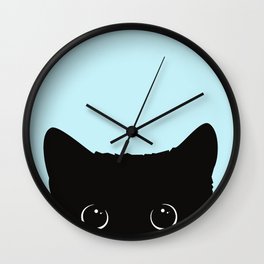 Black cat I Wall Clock