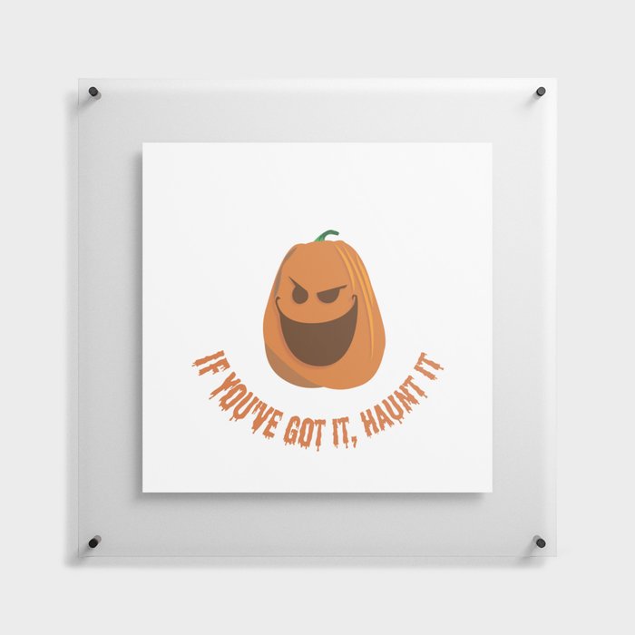 Pumpkin Floating Acrylic Print