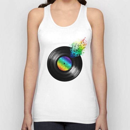 BROKEN RECORD Unisex Tank Top