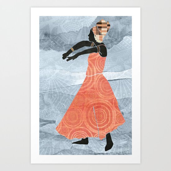 African Dancer 2 Art Print