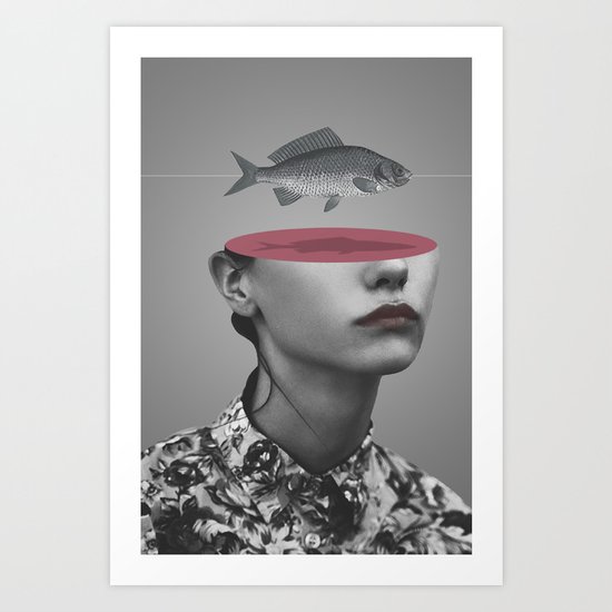 Fishing Line (2011) Art Print