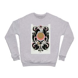 Moon Dance Ladies Ink Art Crewneck Sweatshirt