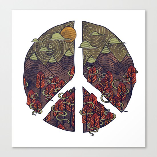 Peaceful Landscape Canvas Print
