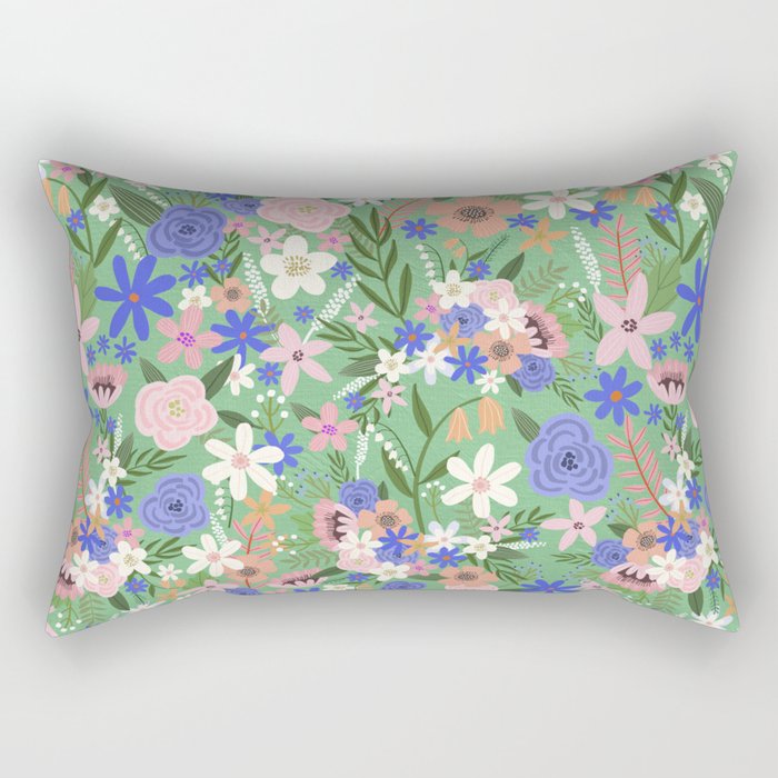 Bloomisha Cottagecore Rectangular Pillow