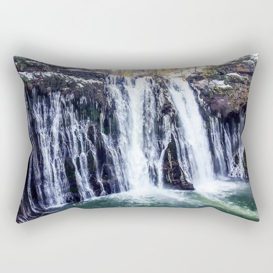 Burney Falls Rectangular Pillow