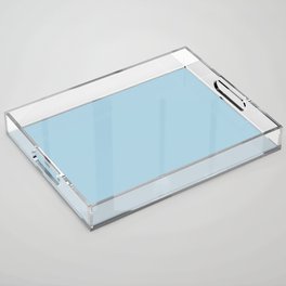 Solid Color Iceberg Blue Acrylic Tray