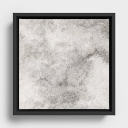 Grey marble pattern Framed Canvas