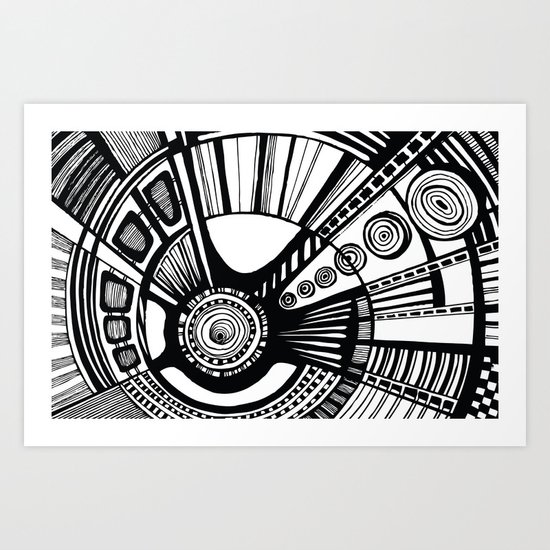SUN Art Print
