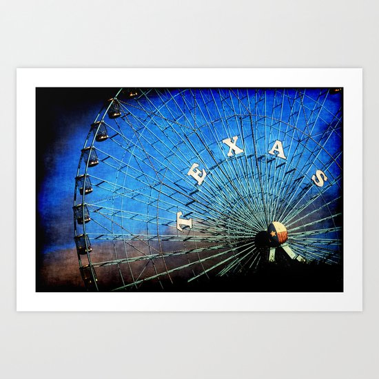 Texas Art Print