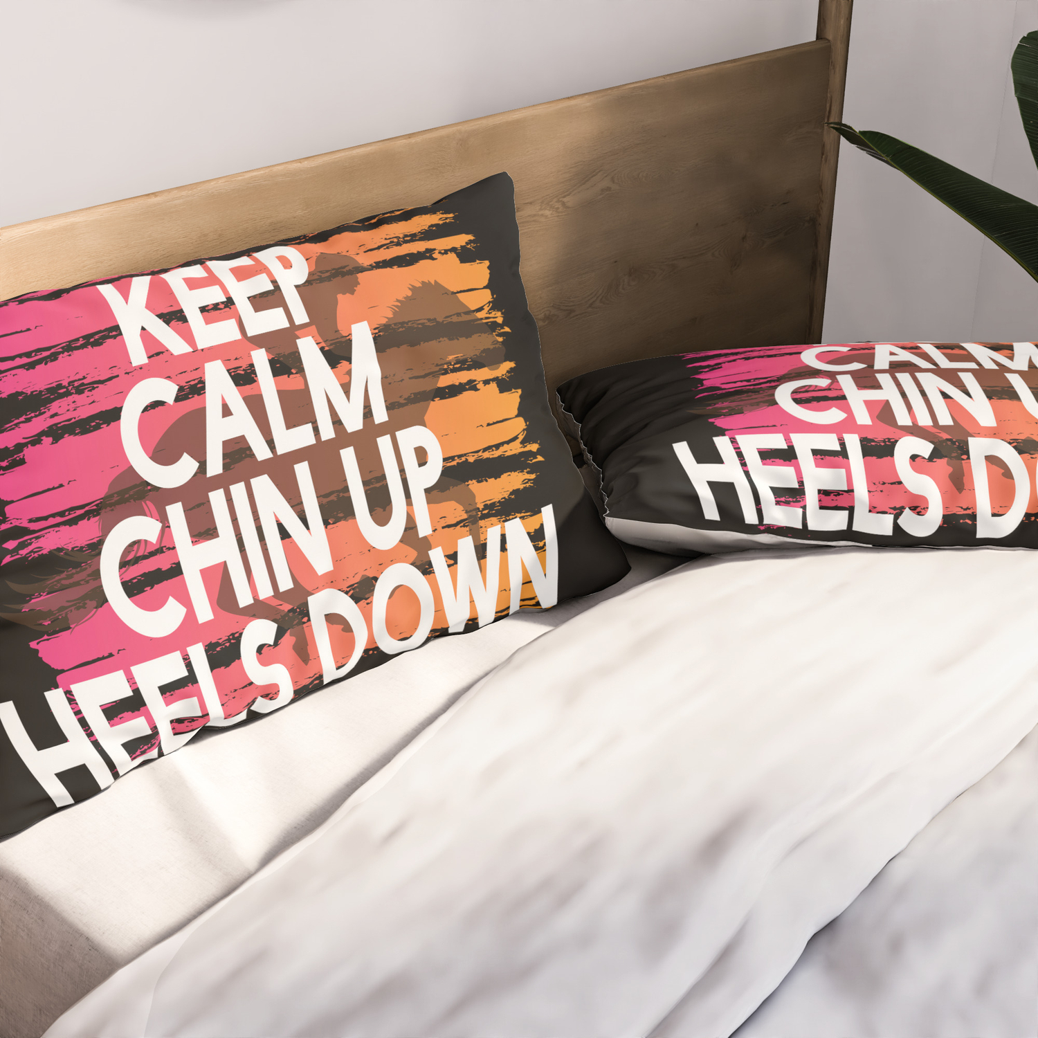 Keep Calm Chin Up Heels Down Pillow Sham By Mkltagb Society6 Keep Calm Chin Up Heels Down Pillow Sham By Mkltagb Society6