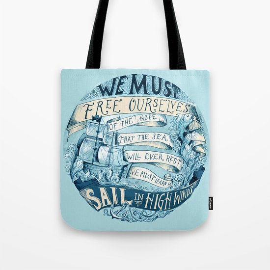 Learn to Sail Tote Bag