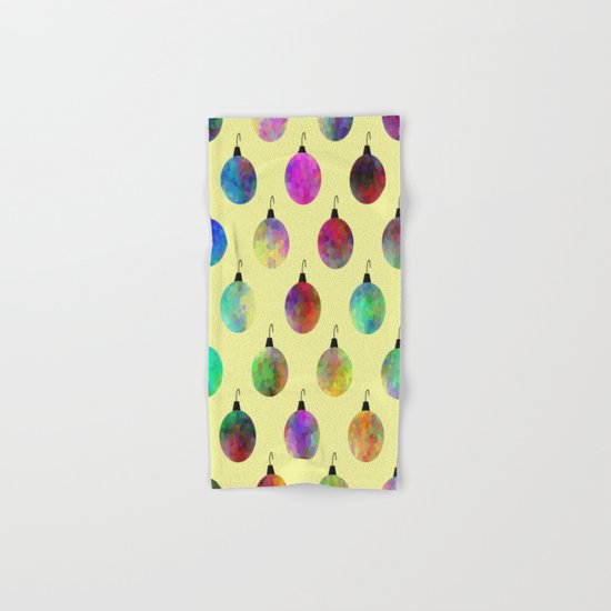 Christmas Ornament Hand & Bath Towel