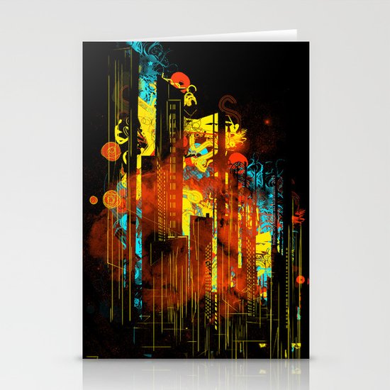 technicity lights Stationery Cards