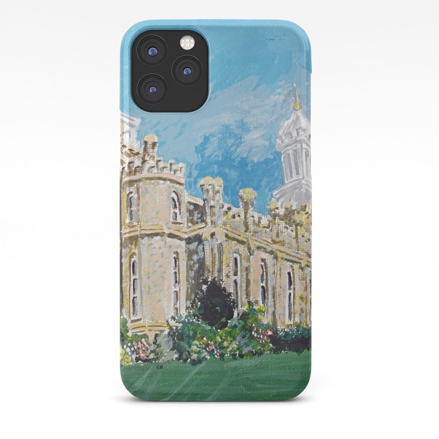 Logan Utah Lds Temple Painting Iphone Case By Bekablo Society6