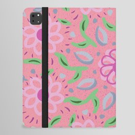 Garden Sunshine Pink iPad Folio Case